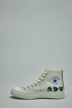 Comme des Garçons Multi Heart High Top Shoes - LABELS