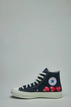 Comme des Garçons Multi Heart High Top Shoes - LABELS