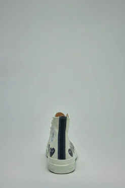 Comme des Garçons Multi Heart High Top Shoes - LABELS