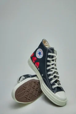Comme des Garçons Multi Heart High Top Shoes - LABELS