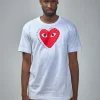 Comme des Garçons PLAY T-Shirt Logo Stud Stud Print - LABELS