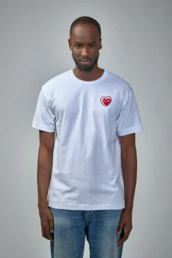 Comme des Garçons PLAY T-Shirt Metalstone Metalstone Heart - LABELS