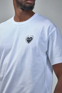 Comme des Garçons PLAY T-Shirt Metalstone Metalstone Heart - LABELS