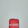Comme des Garçons wallets Wallet Zip Huge Logo red - LABELS