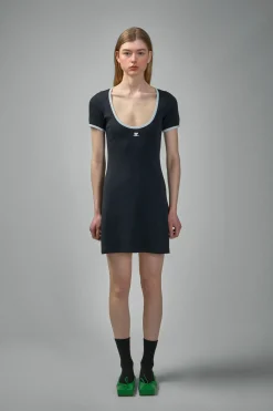 Courrèges Holistic Contrast Mini Dress - LABELS