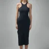 Courrèges Long Dress Scuba 90's Rib - LABELS