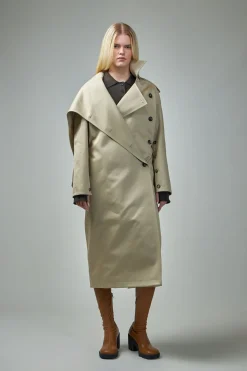 Courrèges Oblique Trench Coat - LABELS