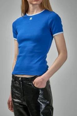 Courrèges Signature Contrast T-Shirt - LABELS