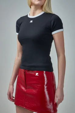 Courrèges Signature Contrast T-Shirt - LABELS
