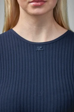 Courrèges Sweater Lingerie Strap Rib Knit - LABELS