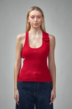 Courrèges Tank Top Double Buckle 90's Rib - LABELS