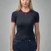 Courrèges T-Shirt Signature Contrast - LABELS