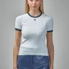 Courrèges T-Shirt Signature Contrast - LABELS