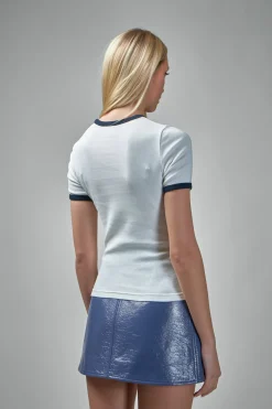 Courrèges T-Shirt Signature Contrast - LABELS