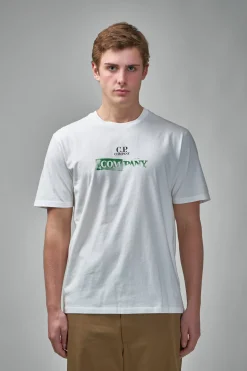 C.P. Company 30/1 Jersey Blurred Logo T-Shirt - LABELS