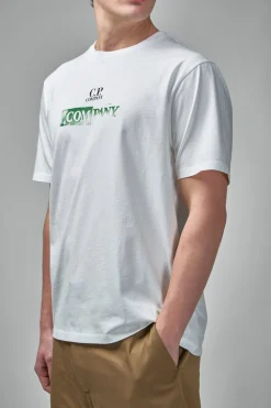C.P. Company 30/1 Jersey Blurred Logo T-Shirt - LABELS