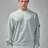 C.P. Company Diagonal Raised Fleece Crew Neck Lens Sweatshirt - LABELS