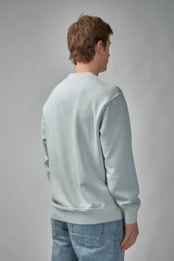 C.P. Company Diagonal Raised Fleece Crew Neck Lens Sweatshirt - LABELS