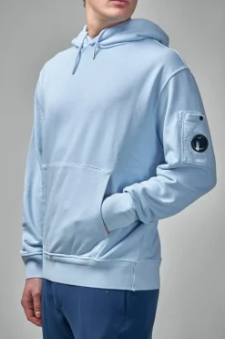 C.P. Company Diagonal Raised Fleece Lens Hooded Sweatshirt - LABELS