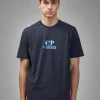 C.P. Company Front and Back Logo T-Shirt - LABELS