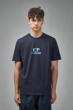 C.P. Company Front and Back Logo T-Shirt - LABELS