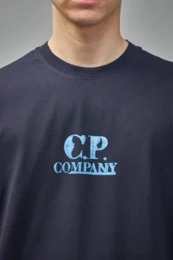 C.P. Company Front and Back Logo T-Shirt - LABELS