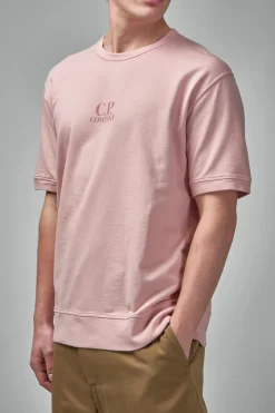 C.P. Company Light Fleece Short Sleeve Sweatshirt - LABELS