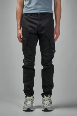 C.P. Company Stretch Sateen Cargo Lens Pants - LABELS