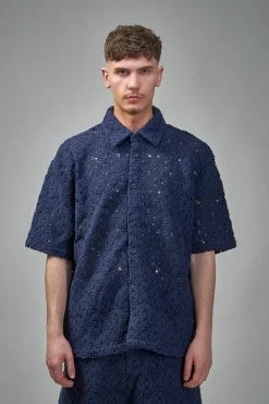 Daily Paper Lace Shield SS Shirt - LABELS
