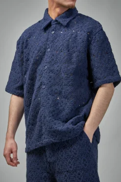 Daily Paper Lace Shield SS Shirt - LABELS