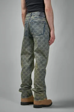Daily Paper Shield Laser Washed Jeans - LABELS