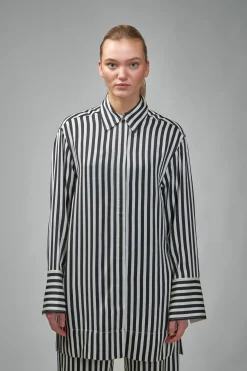 DAY Birger et Mikkelsen LEA Striped Viscose Shirt - LABELS