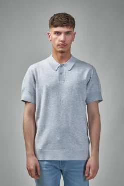 Denham Eaton Knitted Polo - LABELS