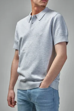 Denham Eaton Knitted Polo - LABELS