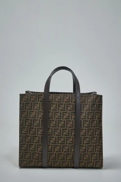 Fendi FF Jacquard Shopper - LABELS