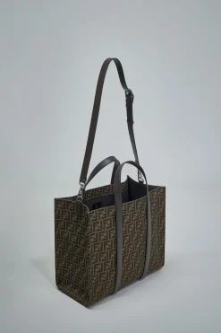 Fendi FF Jacquard Shopper - LABELS