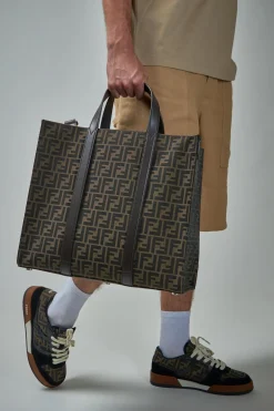 Fendi FF Jacquard Shopper - LABELS