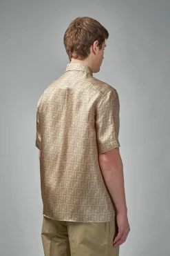 Fendi FF Short Sleeve Silk Shirt - LABELS