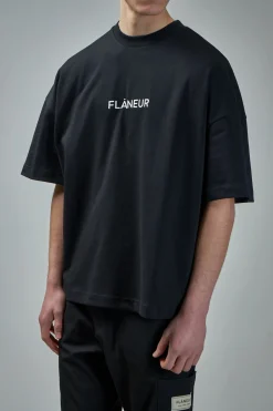 FLÂNEUR Box Logo T-Shirt - LABELS