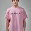 FLÂNEUR Printed Logo T-Shirt - LABELS