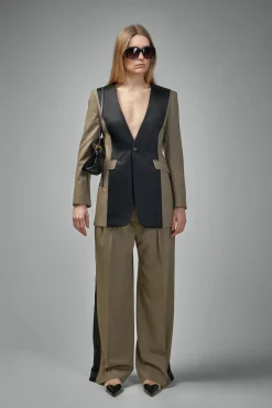 Frenken Collar Blazer No Lapel - LABELS