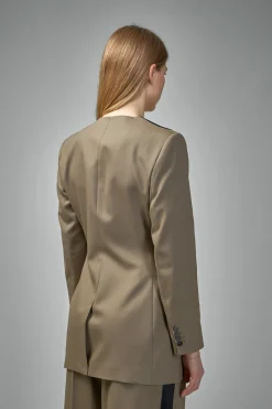 Frenken Collar Blazer No Lapel - LABELS