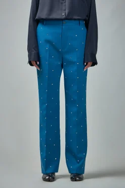 Frenken Diamand Bel Cut Swarovski Trouser - LABELS