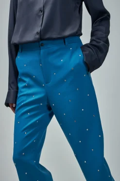 Frenken Diamand Bel Cut Swarovski Trouser - LABELS