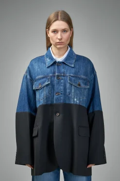 Frenken Slice Denim Blazer - LABELS