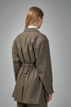 Frenken Wrap Summer Wool Blazer - LABELS