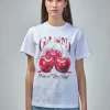Ganni Basic Jersey Cherry Relaxed T-Shirt - LABELS