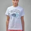 Ganni Basic Jersey Duckie Relaxed T-Shirt - LABELS