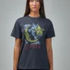 Ganni Basic Jersey Moonlight Relaxed T-Shirt - LABELS