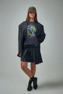 Ganni Basic Jersey Moonlight Relaxed T-Shirt - LABELS